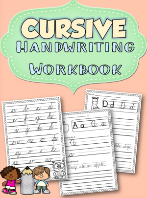 Handwriting: Cursive Writing Workbook A4 – School Diva