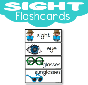 Flashcards: Sight