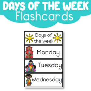 Flashcards: Days of the Week