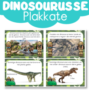 Plakkaat: Dinosourusse