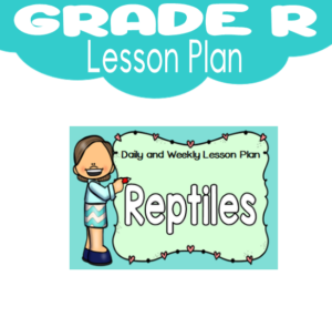 Grade R Lesson Plan: Term 4: Reptiles