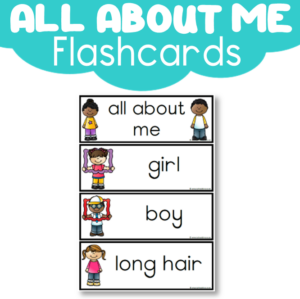 Flashcards: All about Me