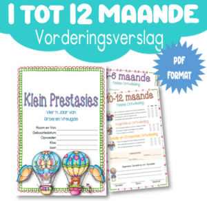 Vorderingsverslag Baba 1 tot 12 Maande