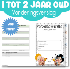 Vorderingsverslag 1 tot 2 Jaar Oud