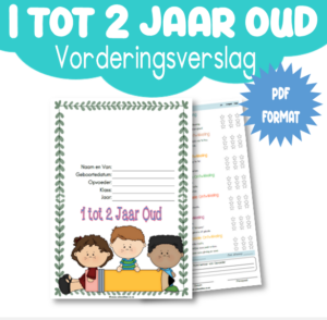 Vorderingsverslag 1 tot 2 Jaar Oud