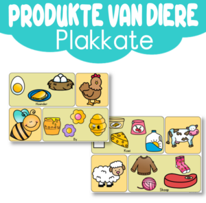 Plakkaat: Produkte van Diere