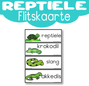 Flitskaarte: Reptiele