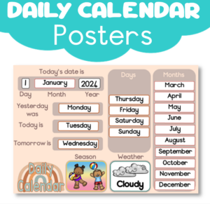 Poster: Daily Calendar