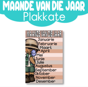 Plakkaat: Maande