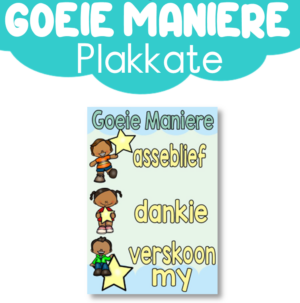 Plakkaat: Goeie Maniere