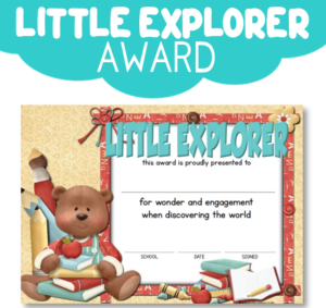 Award: Little Explorer