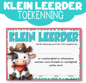 Toekenning: Klein Leerder