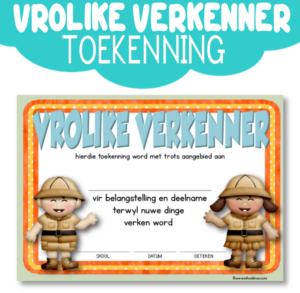 Toekenning: Vrolike Verkenner