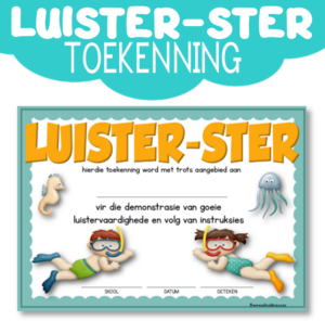 Toekenning: Luister-Ster