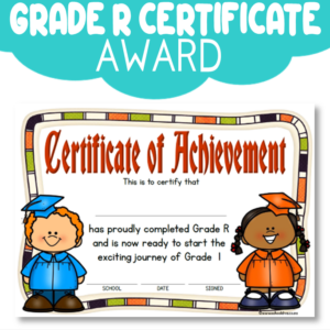 Certificate: Grade R