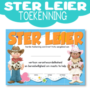 Toekenning: Ster Leier