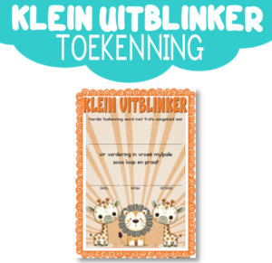 Toekenning: Klein Uitblinker