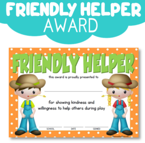 Award: Friendly Helper