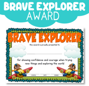 Award: Brave Explorer