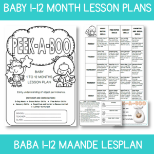 Baby Lesson Plan: Peek-a-Boo