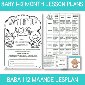 Baby Lesson Plan: My Little Body