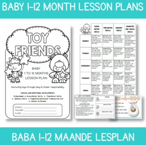 Baby Lesson Plan: Toy Friends