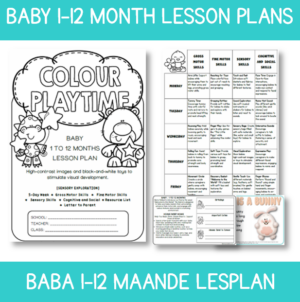 Baby Lesson Plan: Colour Playtime