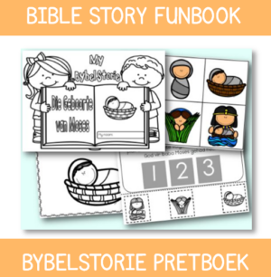 Bybelstorie Pretboek: Geboorte van Moses