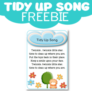 Poster: Tidy Up Song