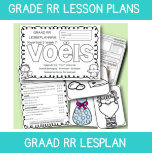 Graad RR Lesplan Kwartaal 3 Week 7: Voëls