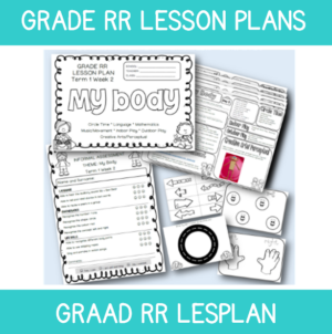 Grade RR Lesson Plan Term 1 Week 2: My Body