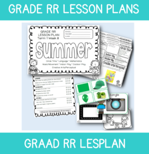 Grade RR Lesson Plan Term 1 Week 8: Summer