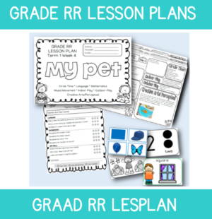 Grade RR Lesson Plan Term 1 Week 4: My Pet