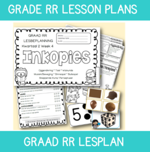 Graad RR Lesplan Kwartaal 2 Week 4: Inkopies