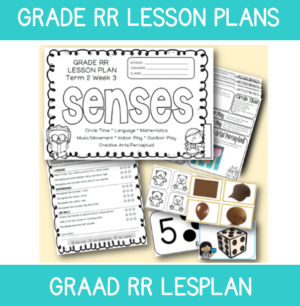 Grade RR Lesson Plan Term 2 Week 3: Senses