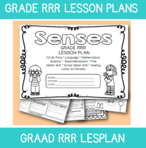 3 to 4 Year Old Lesson Plan: Term 2 Week 2: Senses