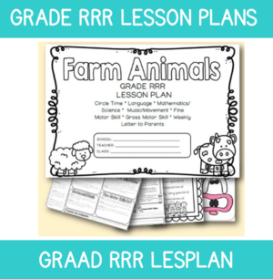 3 to 4 Year Old Lesson Plan: Term 3 Week 2: Farm Animals