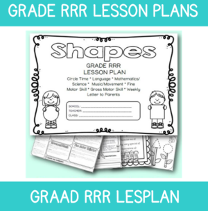 3 to 4 Year Old Lesson Plan: Term 1 Week 6: Shapes