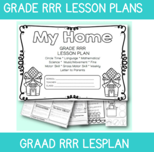 3 to 4 Year Old Lesson Plan: Term 1 Week 5: My Home