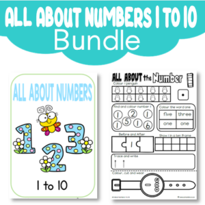 Workbook: All about the Numbers 1 to 10