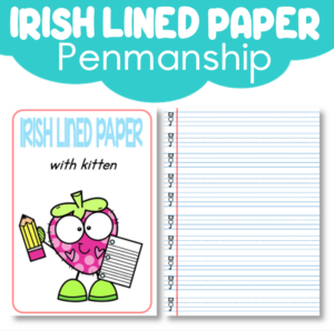 Handwriting: Irish Lined Paper