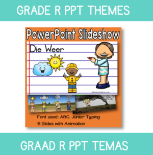 PowerPoint Graad R Die Weer