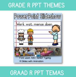 PowerPoint Graad R Werk Wat Mense Doen