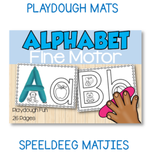 Alphabet Playdough Mats