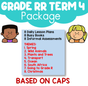 Grade RR Curriculum Term 4