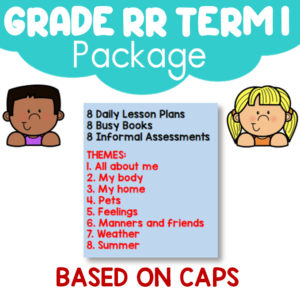 Grade RR Curriculum Term 1