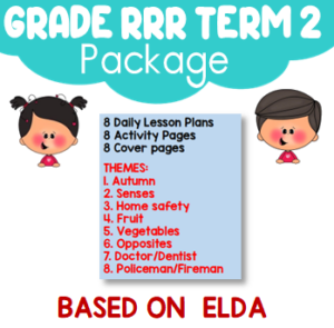 Grade RRR Curriculum Term 2