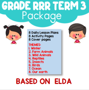 Grade RRR Curriculum Term 3