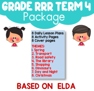 Grade RRR Curriculum Term 4