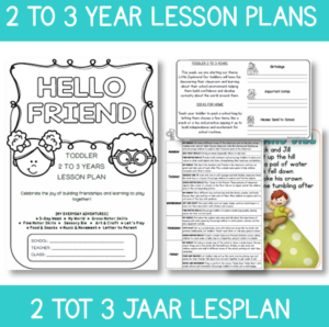 Toddler Lesson Plan: Hello Friend!